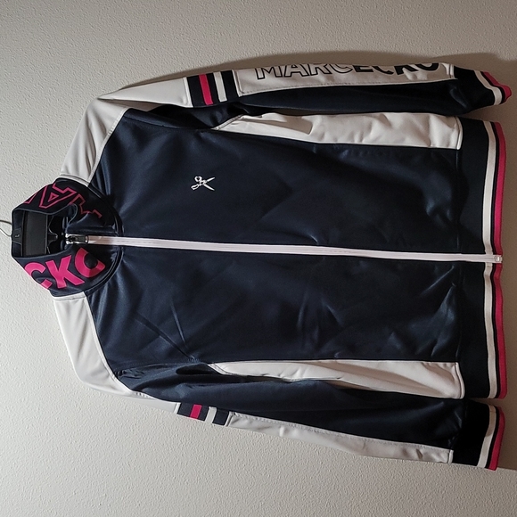 MARC ECKO CUT & SEW TRACK JACKET ZIP UP PINK BLUE CASUAL ATHLEISURE ACTIVEWEAR M - Picture 15 of 16